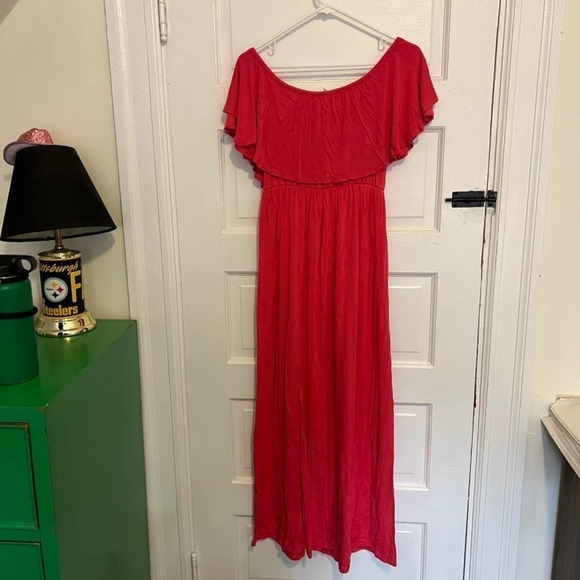 Pink Blush Maxi Dress Pink M - Picture 9 of 12